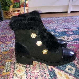 Nanette by Nanette Lepore Izzy Faux Fur Boots